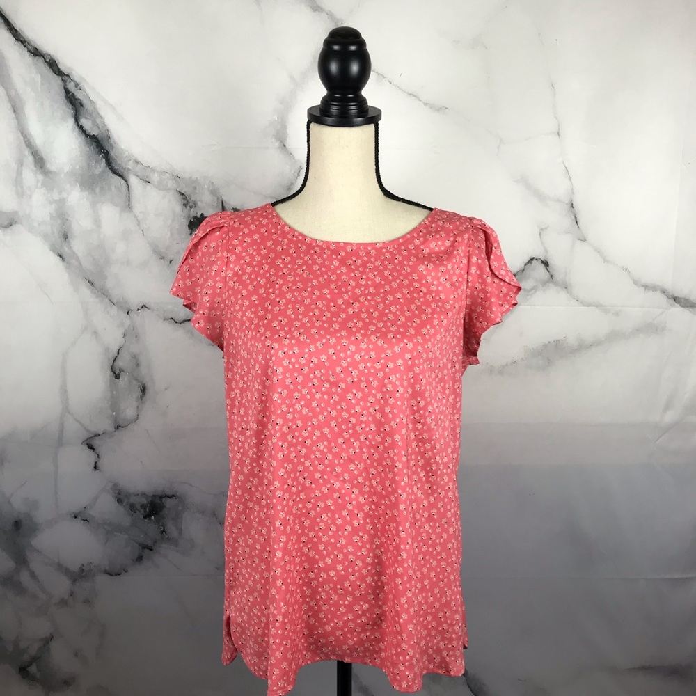 LOFT blouse w/buttons up back